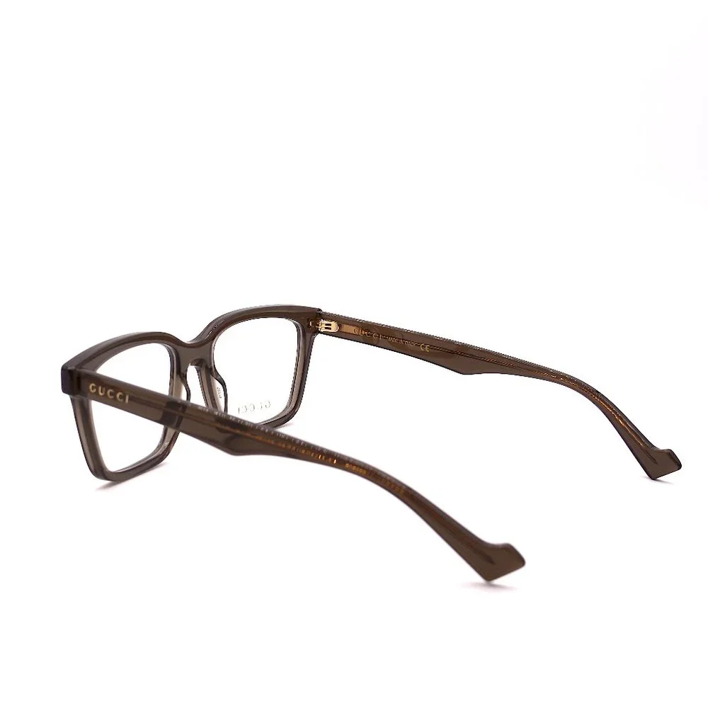 NEW GUCCI GG0964O 003 GREY TRANSPARENT AUTHENTIC EYEGLASSES FRAME